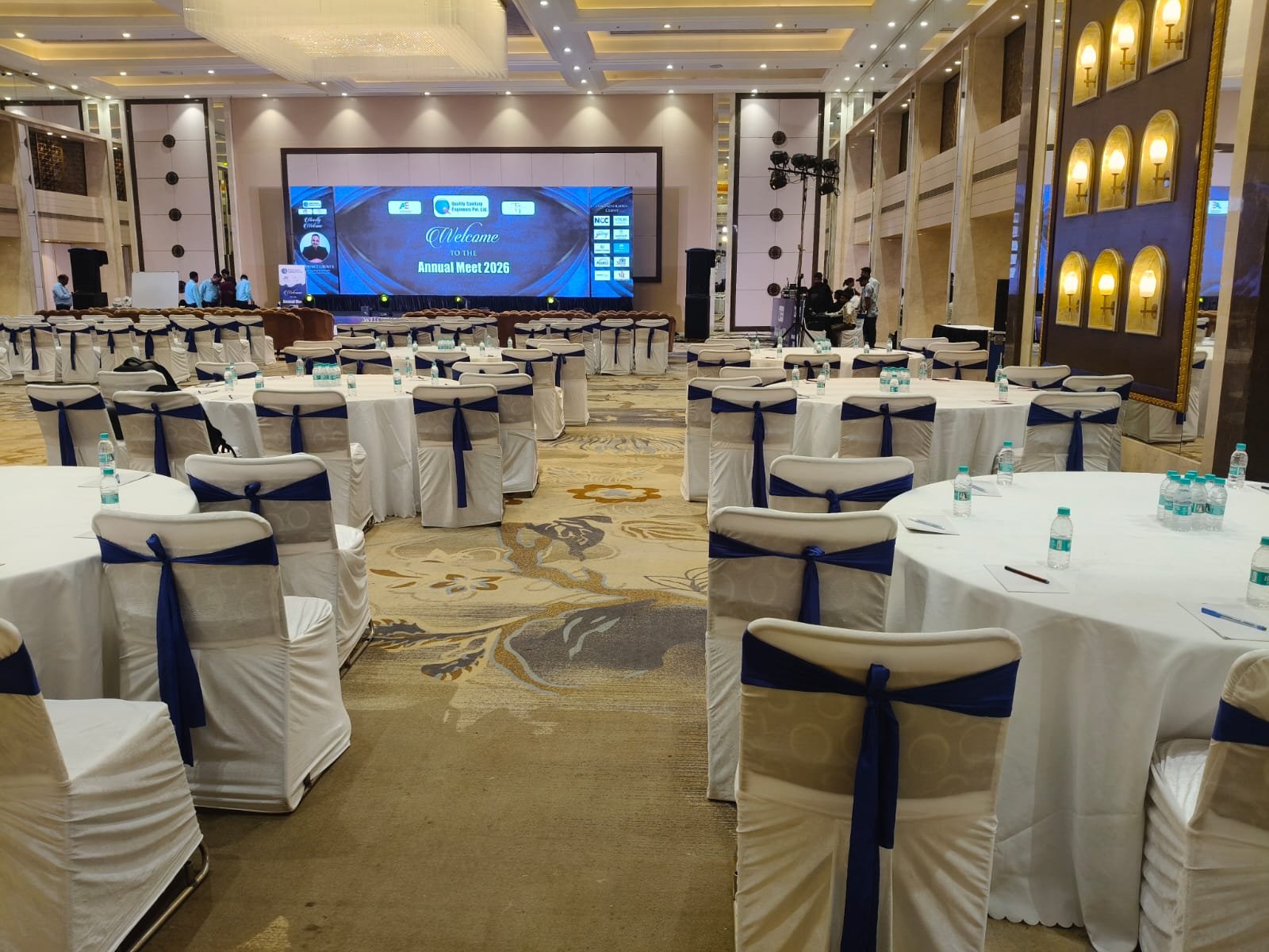 Corporate conference on stage